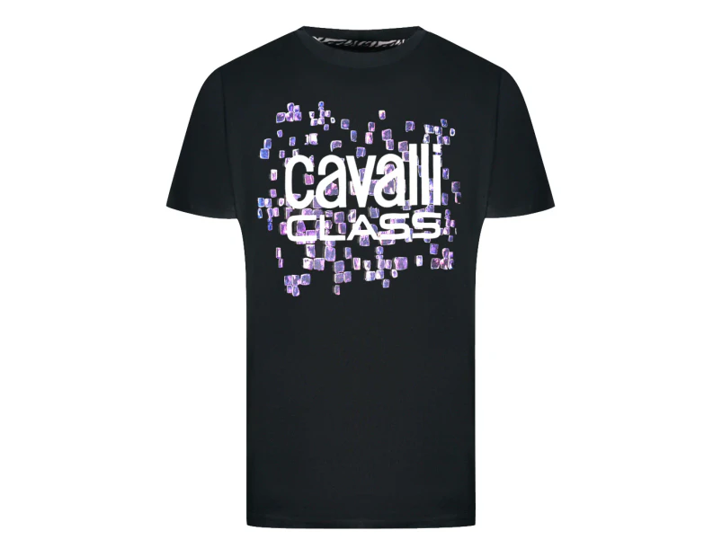 Cavalli Class Mens QXT61U JD060 05051 T-Shirt Black