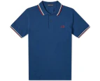 Fred Perry Mens M3600 588 Polo Shirt Blue