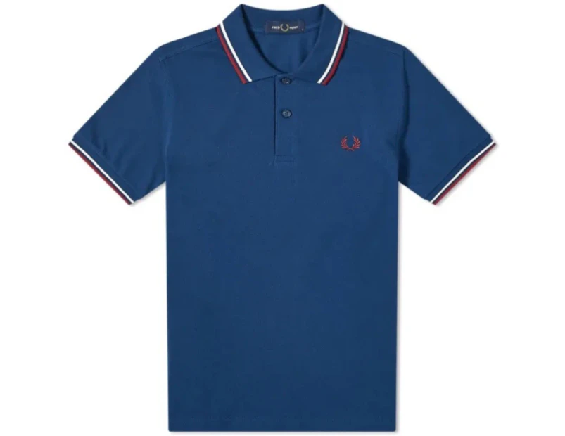 Fred Perry Mens M3600 588 Polo Shirt Blue