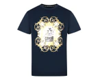 Cavalli Class Mens QXT61S JD060 04926 T-Shirt Navy