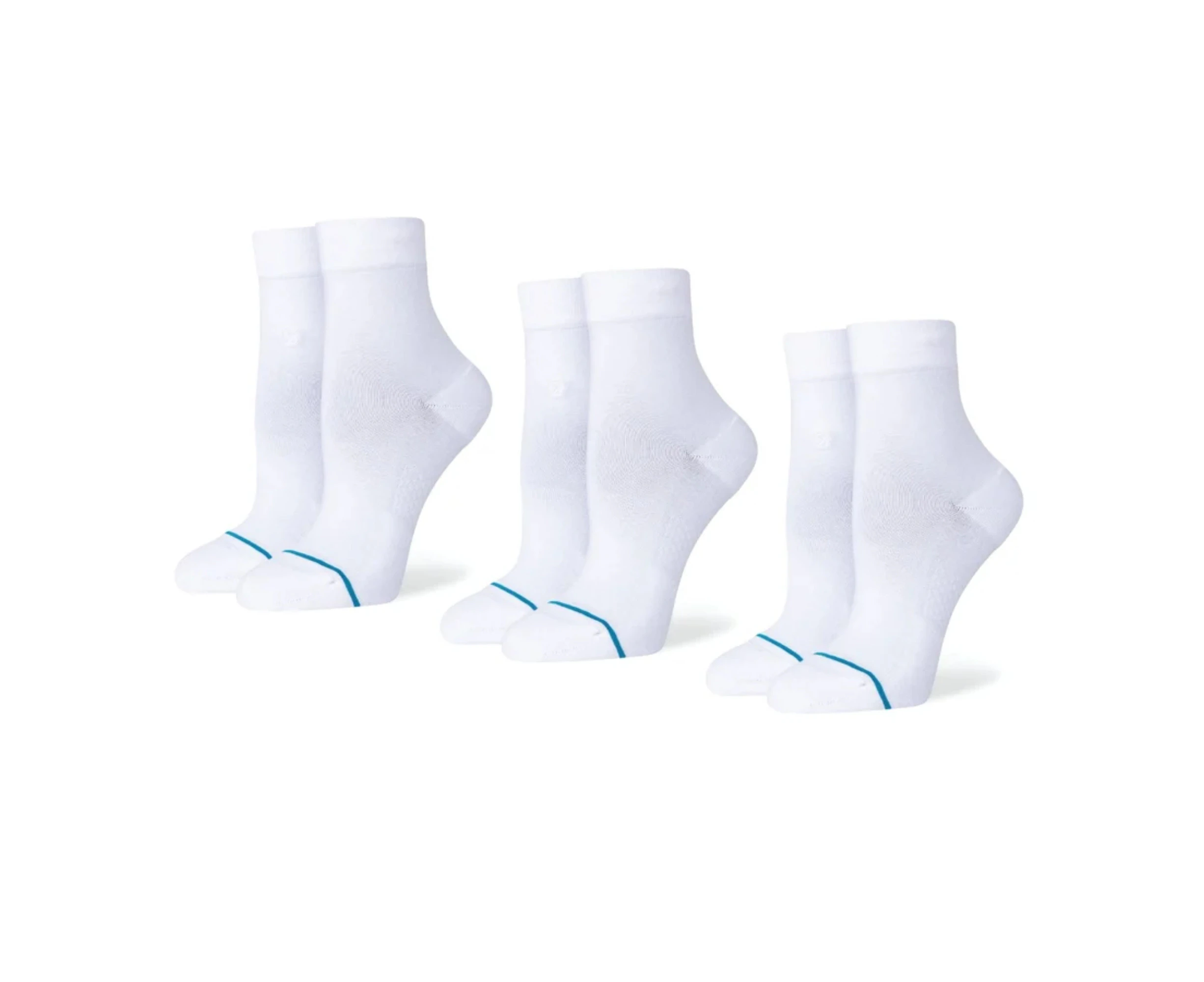 Stance Women's Casual Lowrider Socks 3 Pack - White