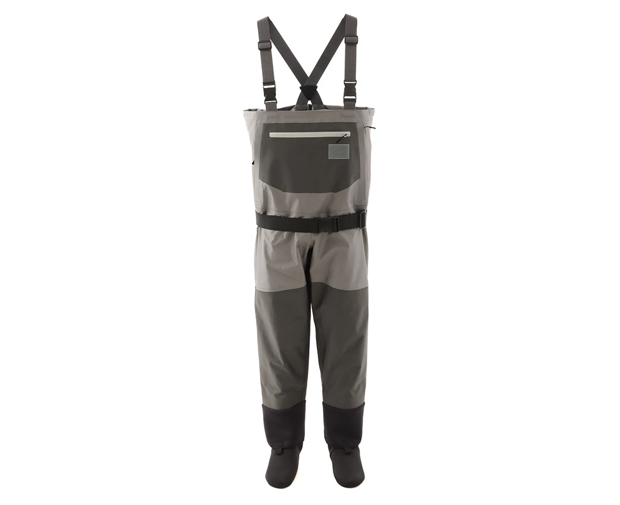 Black Shag Breathable Chest Waders Long 2XL 12-13