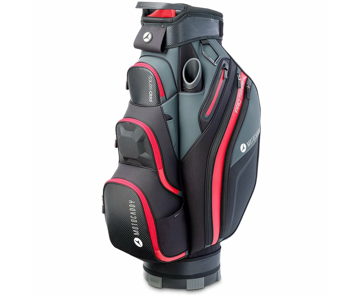 Motocaddy Pro-Series Cart Bag - Black/Red