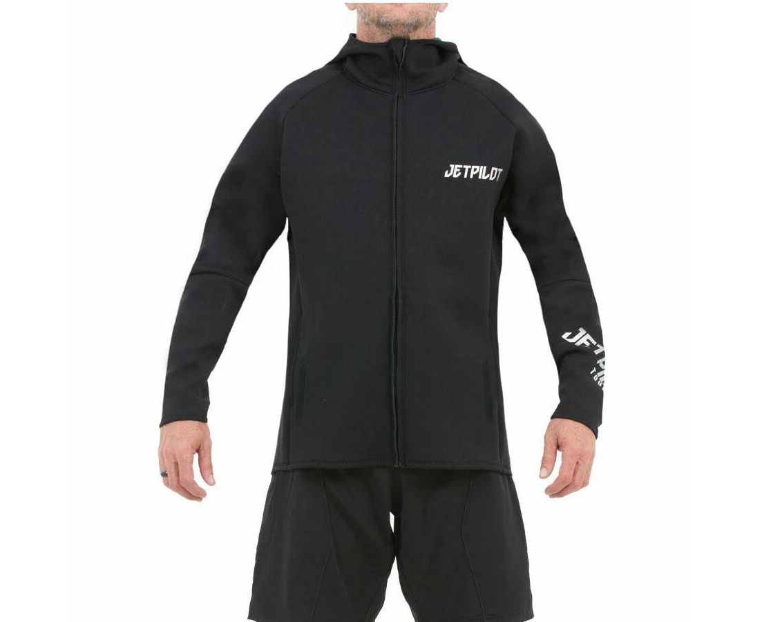 Jetpilot Flight Men's Hooded Flexlite Ultra Neoprene Water Ski Tour Coat