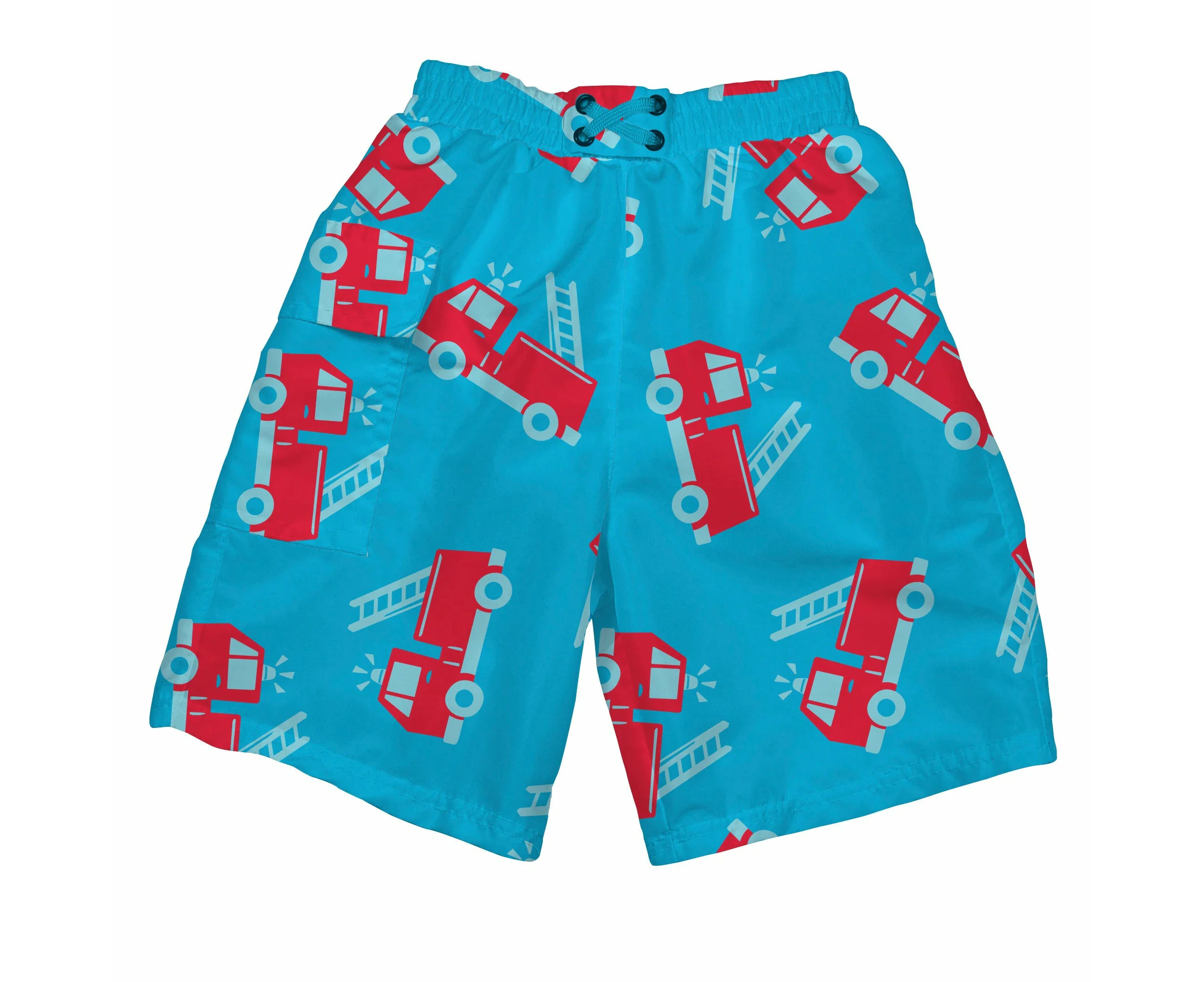 i.play | Mod Ultimate Swim Diaper Pocket Trunks - Aqua Truck