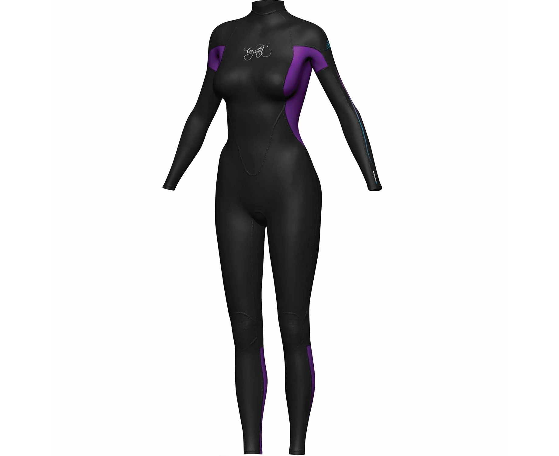 Crystal Ladies 2 3mm Neoprene Steamer Wetsuit (purple)