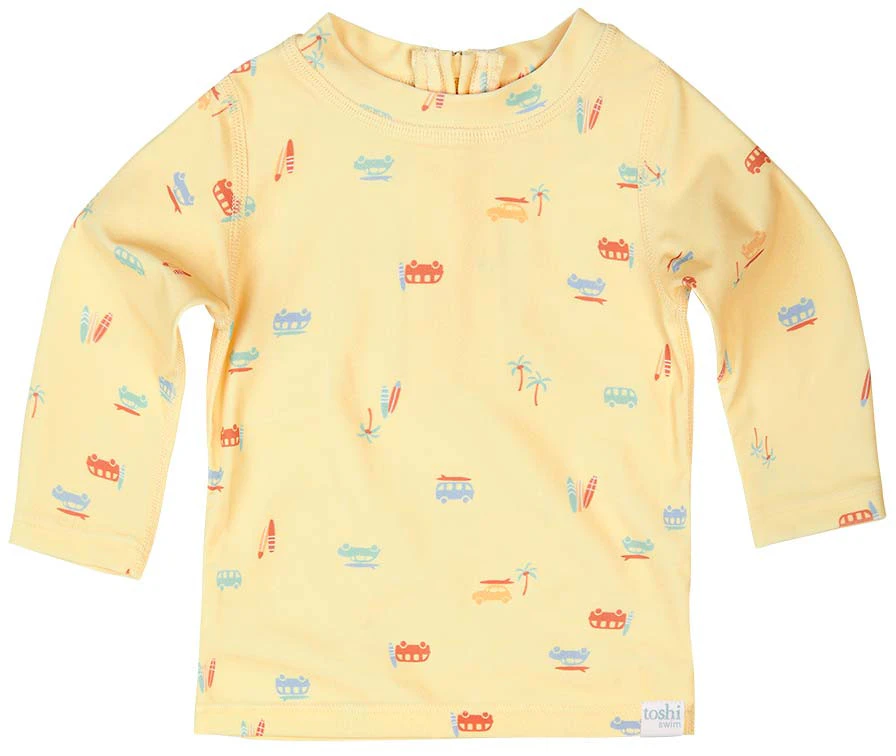 Toshi Swim Baby Rashie Long Sleeve Classic Sunny - Size 2