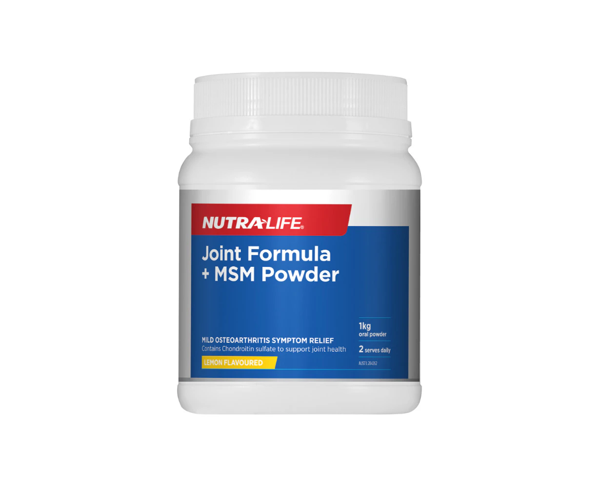 NutraLife Joint Formula + MSM (Lemon Flavoured) Oral Powder 1kg