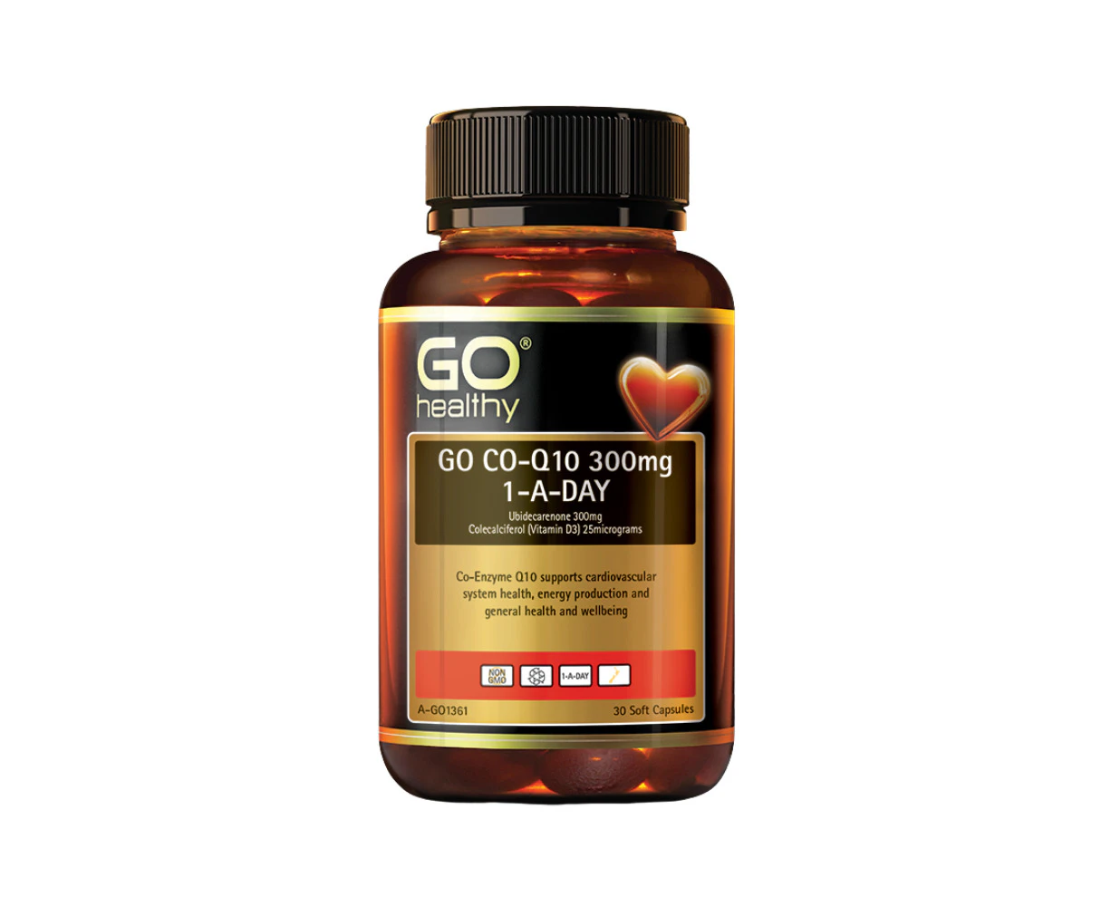 GO Healthy GO Co-Q10 300mg 1-A-Day SoftGel 90 Capsules