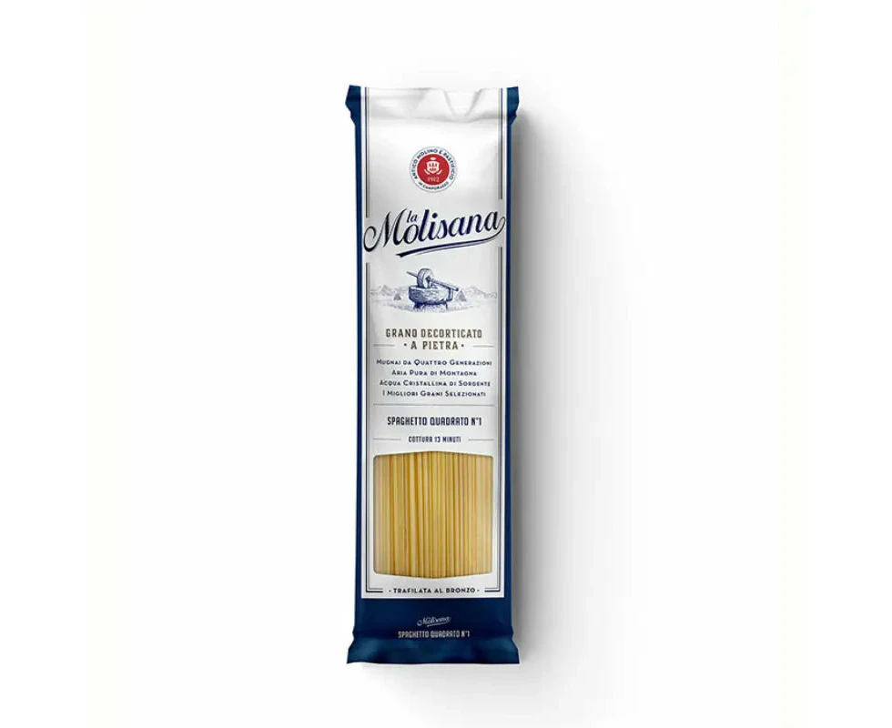 La Molisana Pasta | Spaghetto Quadrato No 1 | 500g x 4 Pack | V K