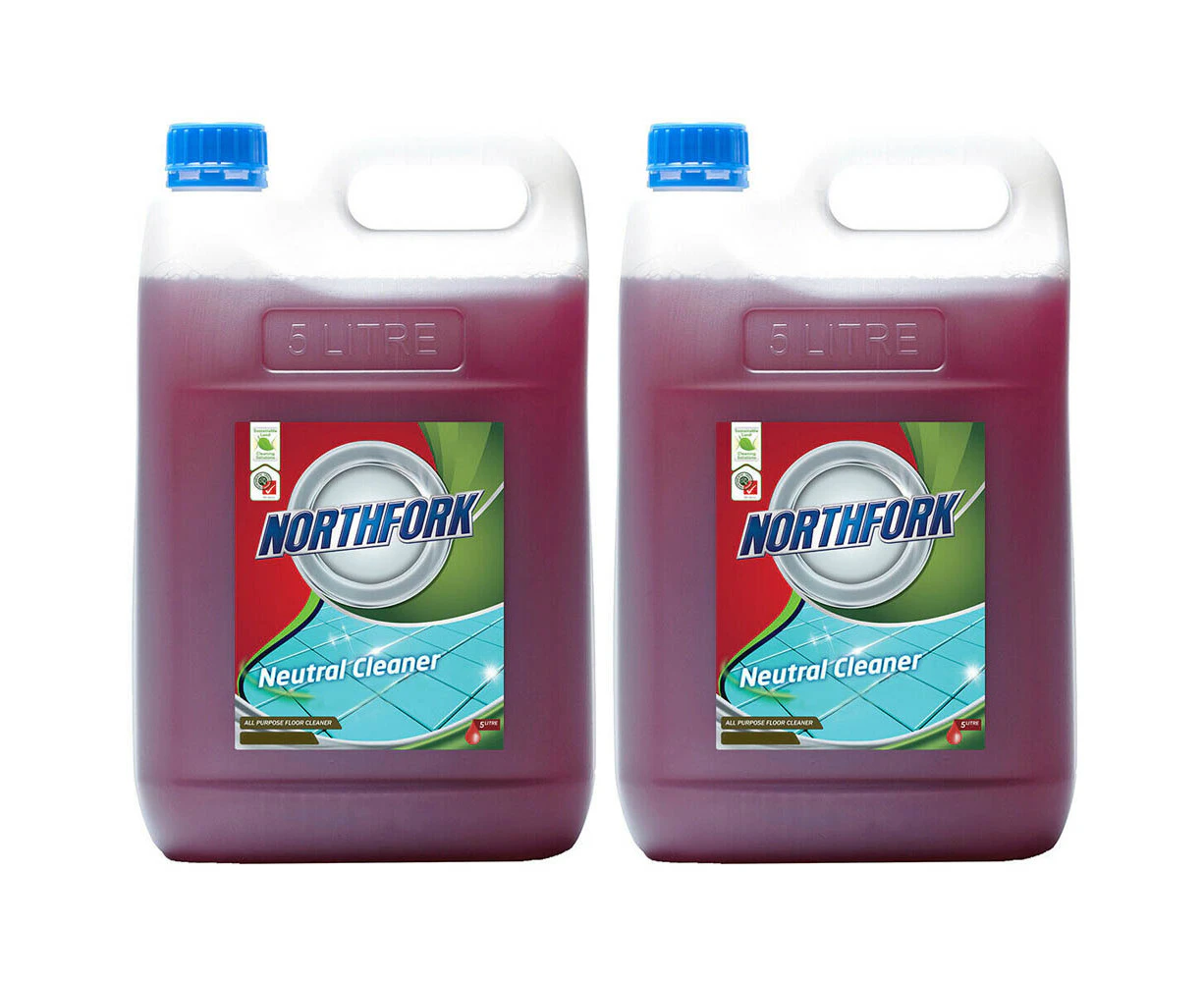 2x Northfork 5L GECA All Purpose Neutral Floor Cleaner for Wooden/Tiled Floor