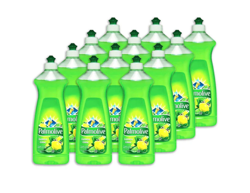 12x Palmolive 500ml Lemon Lime Dishwashing Liquid Detergent Wash Dishes Glass