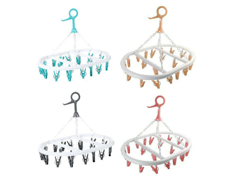 4x Boxsweden 20 Pegs/Hooks Hanging Clothes/Undergarment/Socks Airer/Dryer Assor