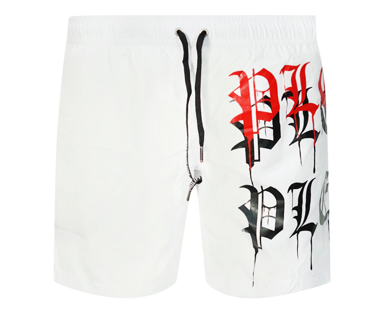 Philipp Plein Mens CUPP05M01 01 Swim Shorts White