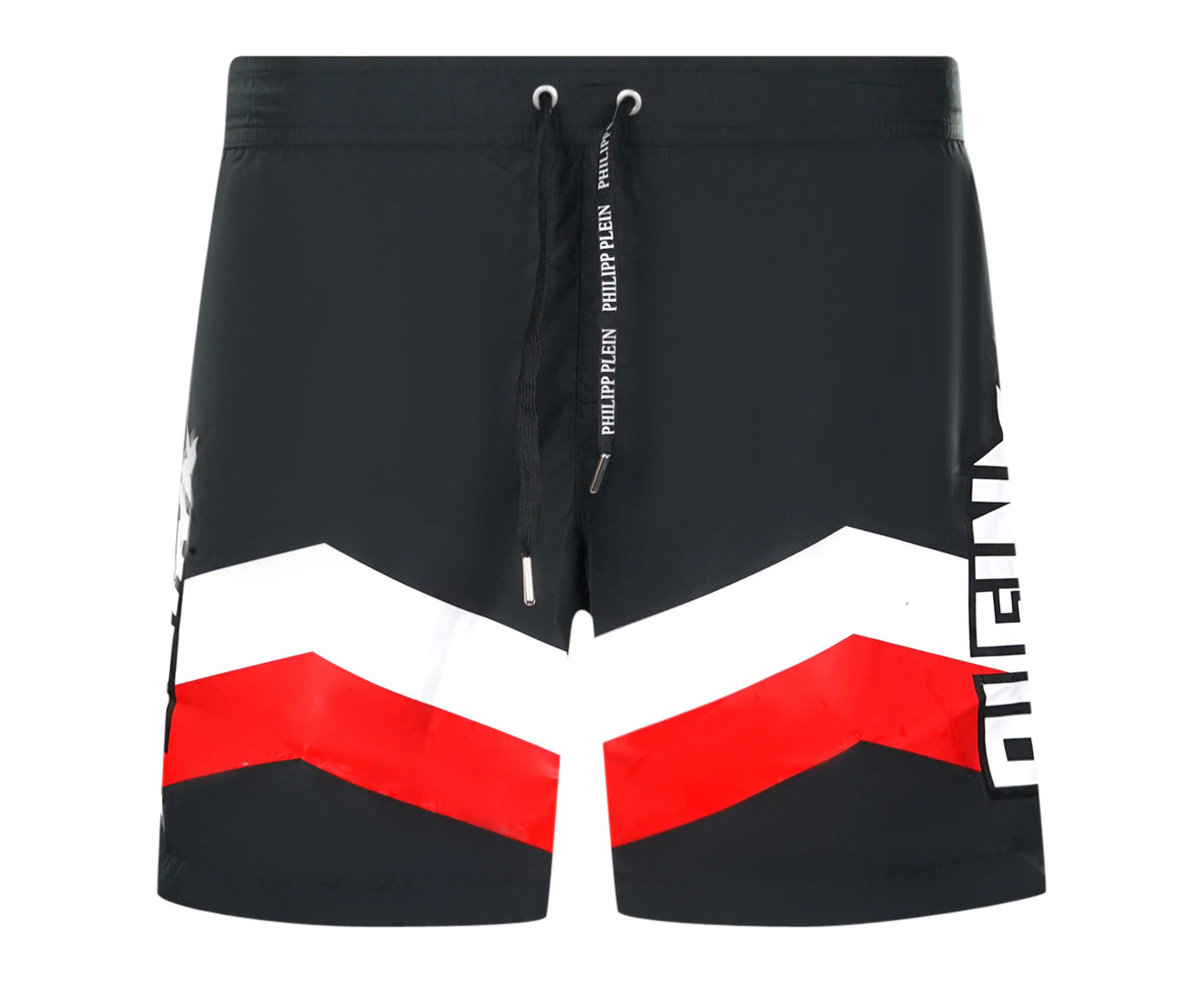 Philipp Plein Mens CUPP06M01 99 Swim Shorts Black