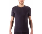 ISSIMO Seamless Mens Round Neck T-Shirt - Anthracite