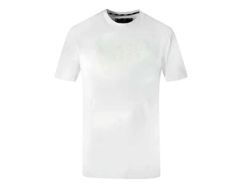 Aquascutum Mens T00123 01 T-Shirt White