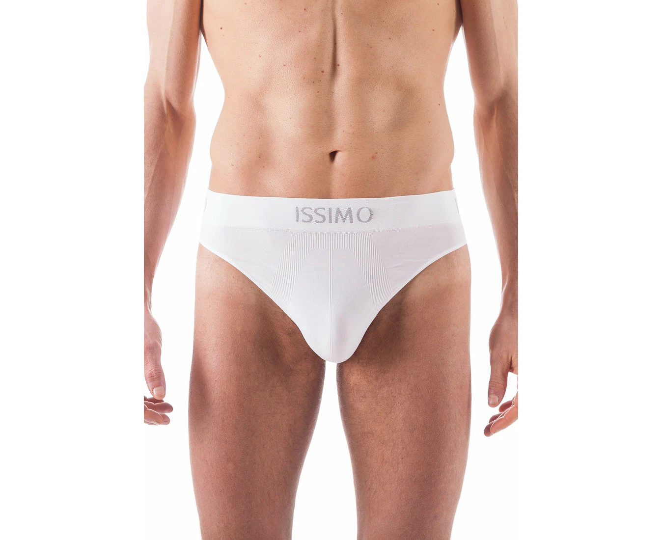 ISSIMO Seamless Mens Brief - White