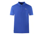 Aquascutum Mens PO001 10 Polo Shirt Royal Blue