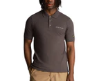 Lyle and Scott Mens Polo Shirt SP2006V W635 Dark Grey