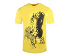 Cavalli Class Mens SXT60B JD060 01000 T-Shirt Yellow