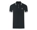 Aquascutum Mens P01223 99 Polo Shirt Black