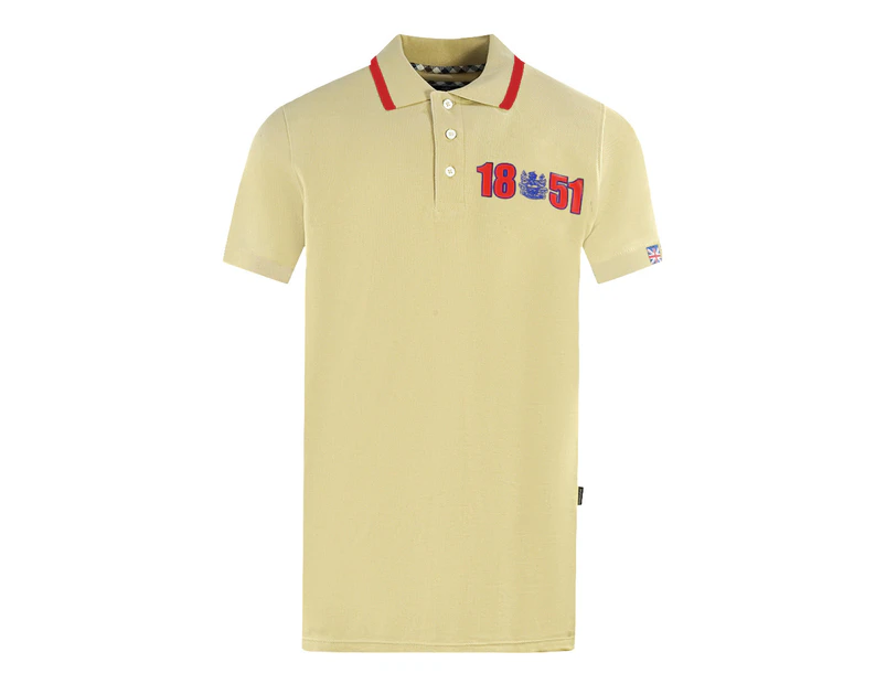 Aquascutum Mens P01323 12 Polo Shirt Beige