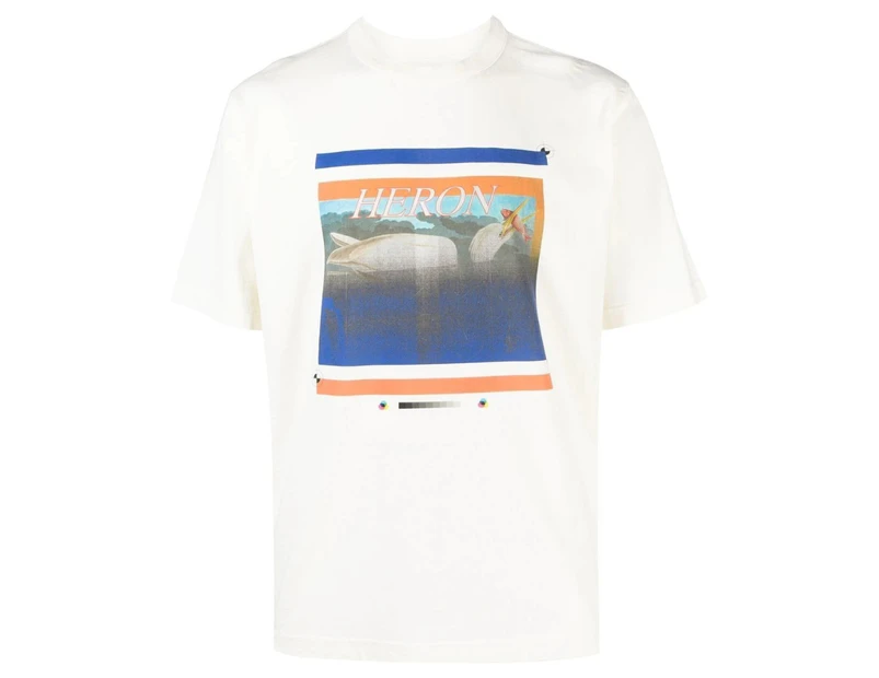 Heron Preston Mens HMAA032S23JER0060146 T-Shirt White