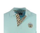 Aquascutum Mens P00623 78 Polo Shirt Light blue