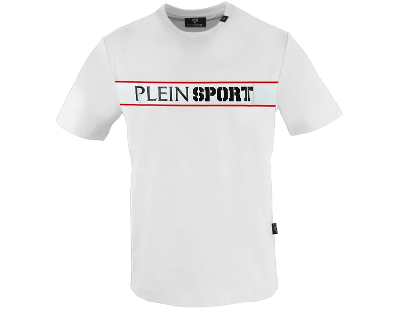 Plein Sport Mens TIPS405 01 T-Shirt White