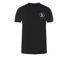 Aquascutum Mens T00823 99 T-Shirt Black