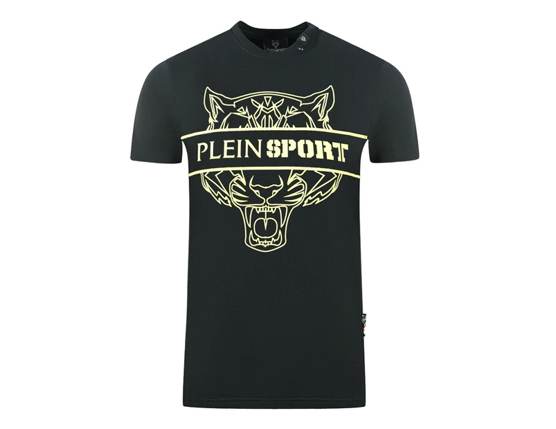 Plein Sport Mens TIPS112IT 99 T-Shirt Black