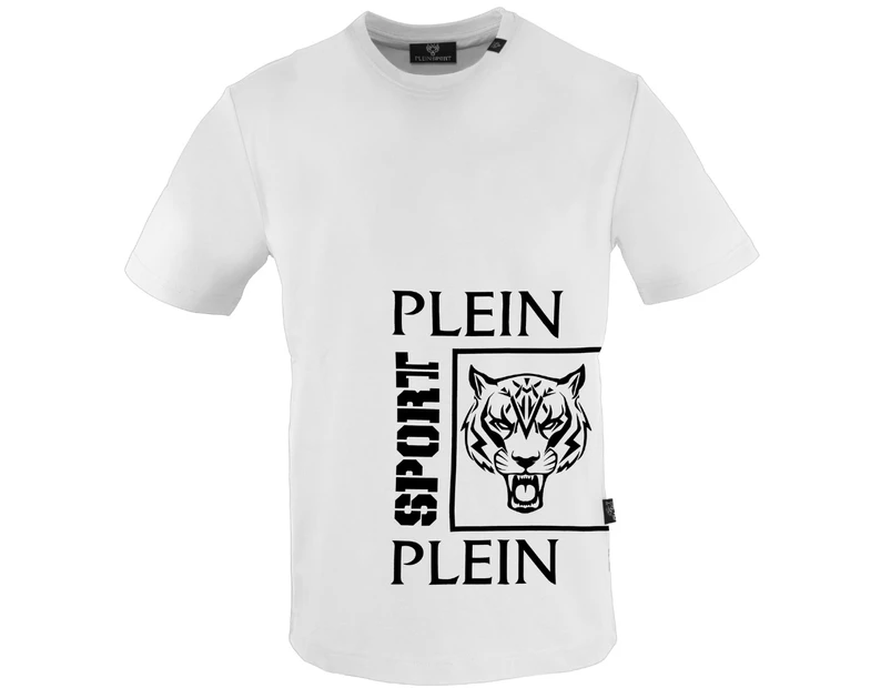 Plein Sport Mens TIPS406 01 T-Shirt White