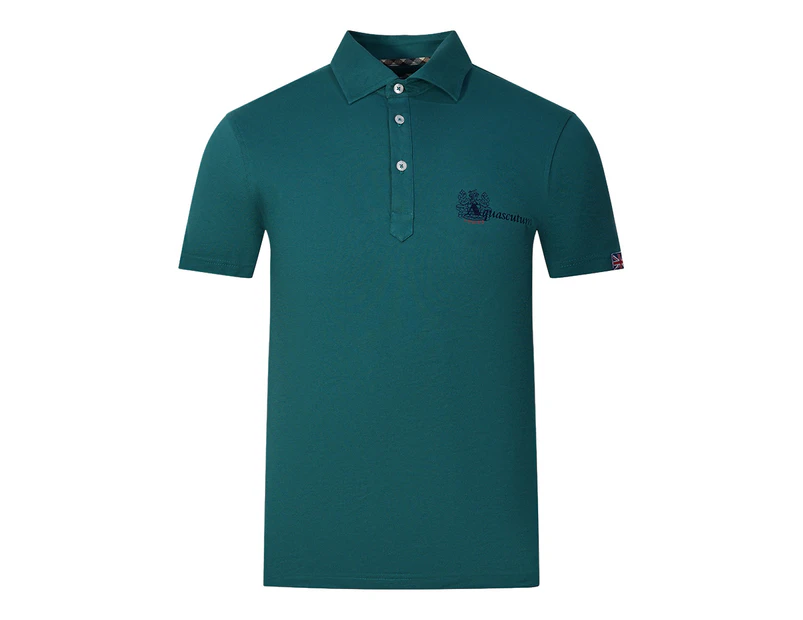 Aquascutum Mens Polo Shirt P01723 32 Green