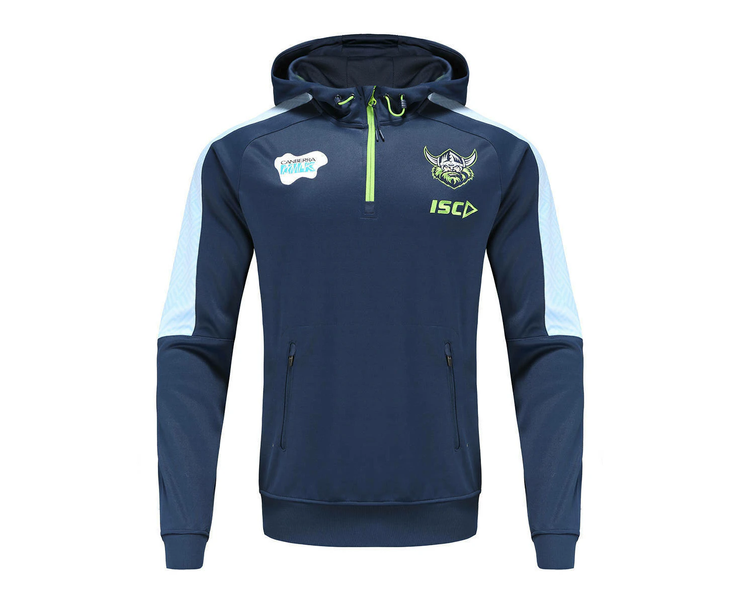 NRL 2021 Squad Hoodie -  Canberra Raiders - Hoody Jumper - Navy/Envy - ISC