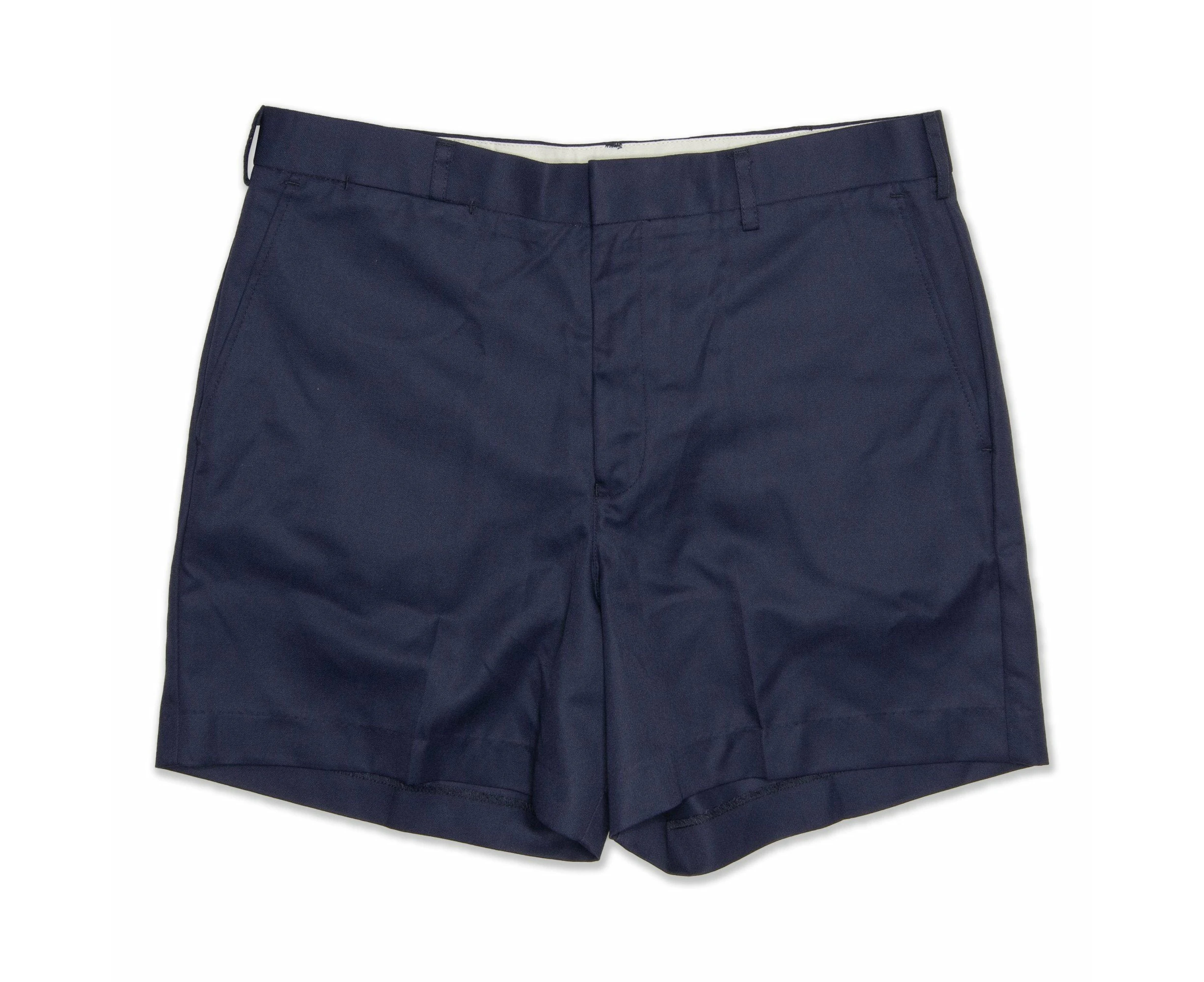 KingGee Men's Plain Front Permanent Press Short - Navy