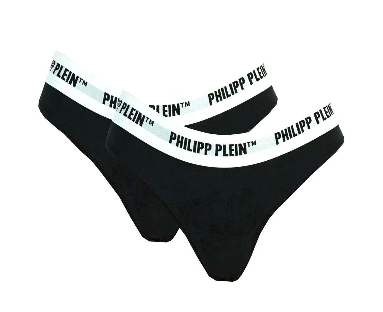 Philipp Plein Womens DUPP01 99 Thong Black