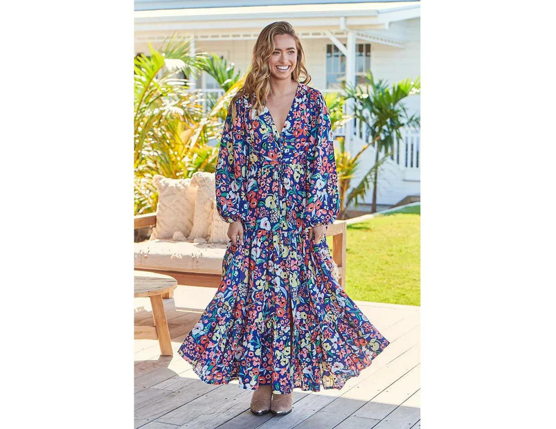 JAASE Carnation Print Teresa Maxi Dress