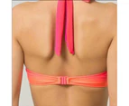 Seafolly Miami Halter Bustier Bikini Top - Neon Melon