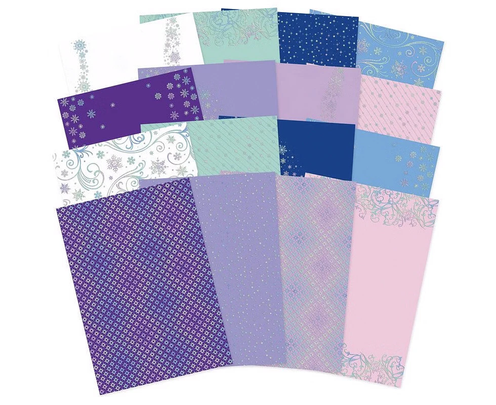 Hunkydory Enchanted Winter Adorable Scorable Foiled Cardstock