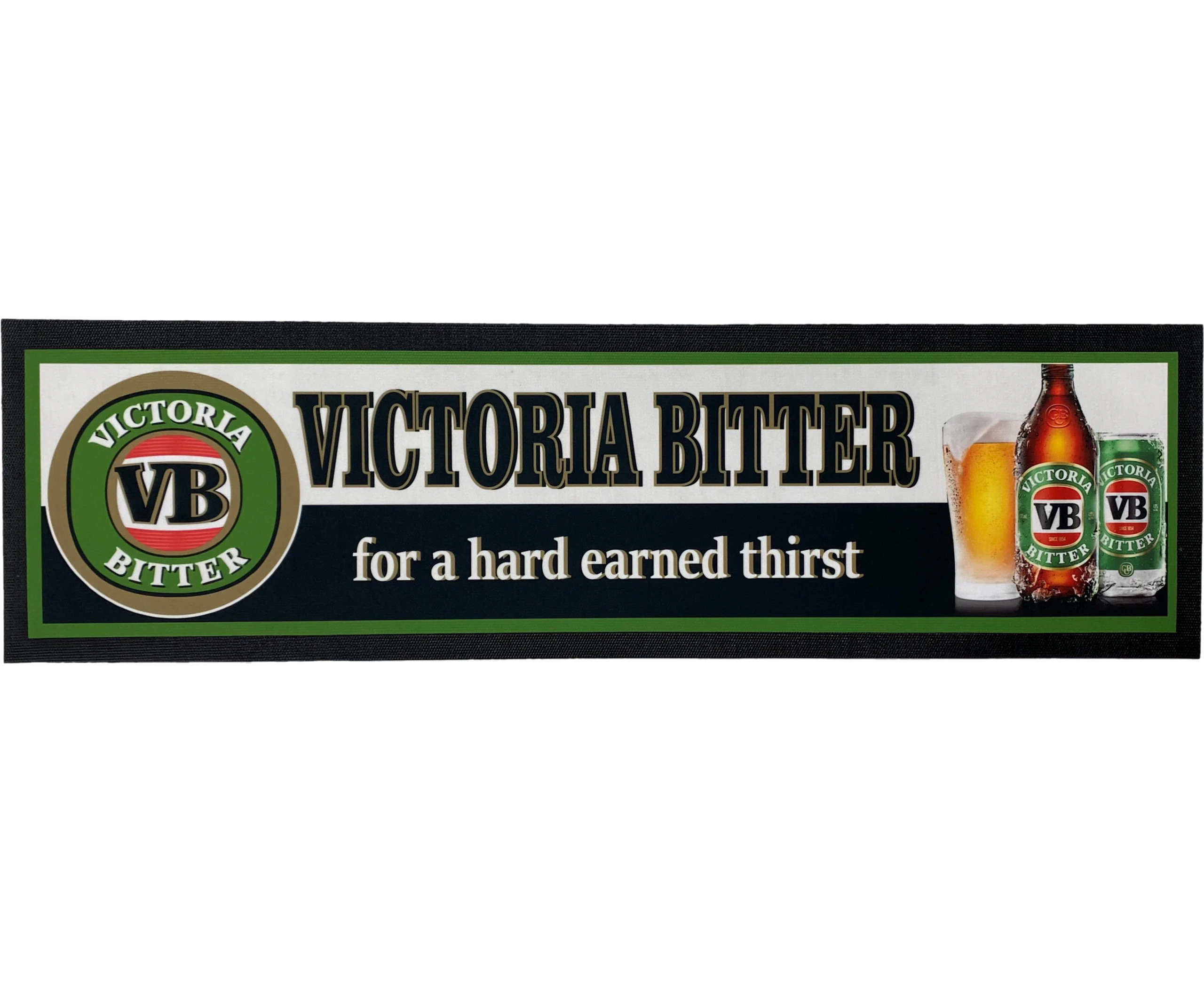 VB Victoria Bitter for a hard earned thirst Beer Bar Runner Mat