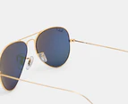 Ray-Ban Aviator RB3025 Polarised Sunglasses - Gold