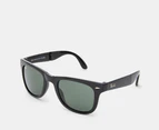 Ray-Ban Folding Wayfarer RB4105 Sunglasses - Glossy Black