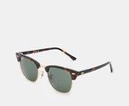 Ray-Ban Clubmaster Classic RB3016 Sunglasses - Tortoise/Green