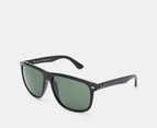 Ray-Ban Boyfriend RB4147 Polarised Sunglasses - Black/Green Classic