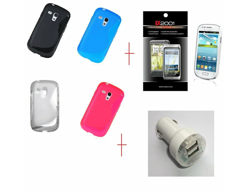 Samsung Galaxy S3 Mini Case DUAL Charger