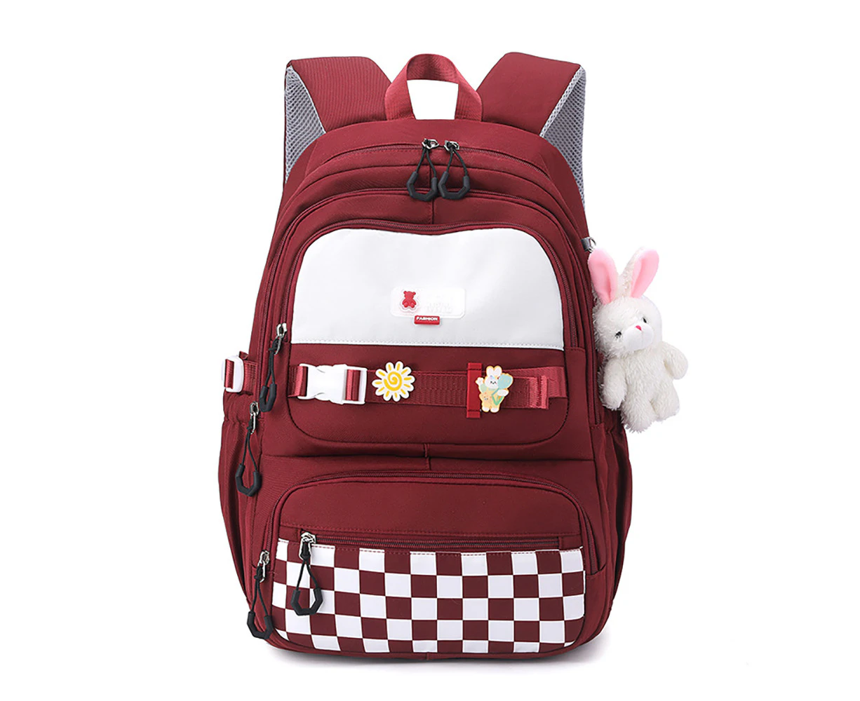 School Bag for Girls Boys Teenagers Adjustable Height Many Compartments Laptop Compartment