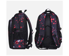 Football Print Boys' School Backpack, Waterproof Nylon with Pencil Case