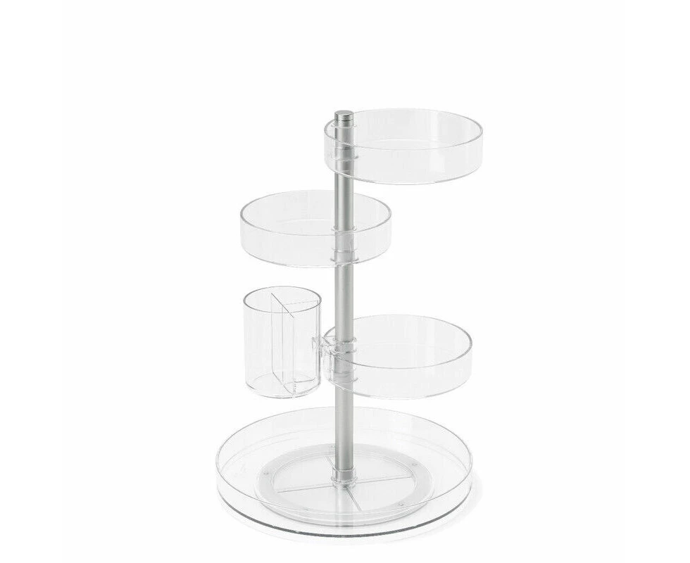 Umbra Pirouette Organizer - Clear/Nickel