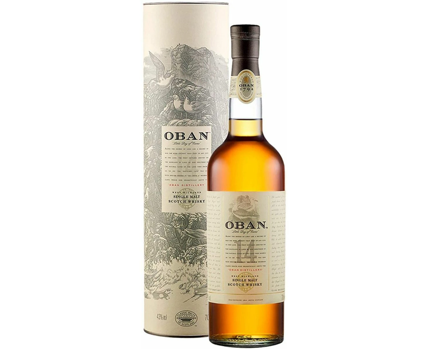 Oban 14 Year Old Single Malt Scotch Whisky 700ml